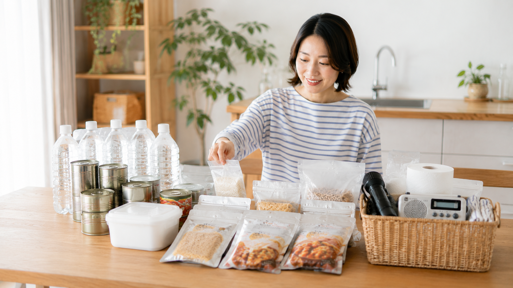 ローリングストックの備蓄イメージ