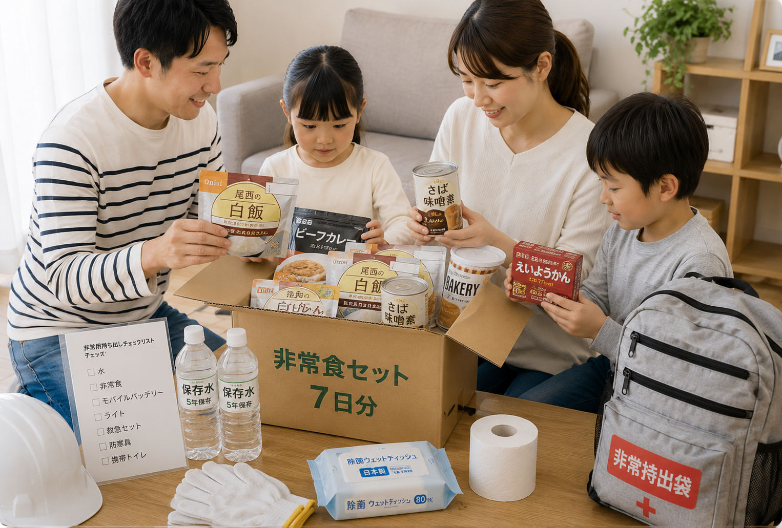 ローリングストックの備蓄イメージ