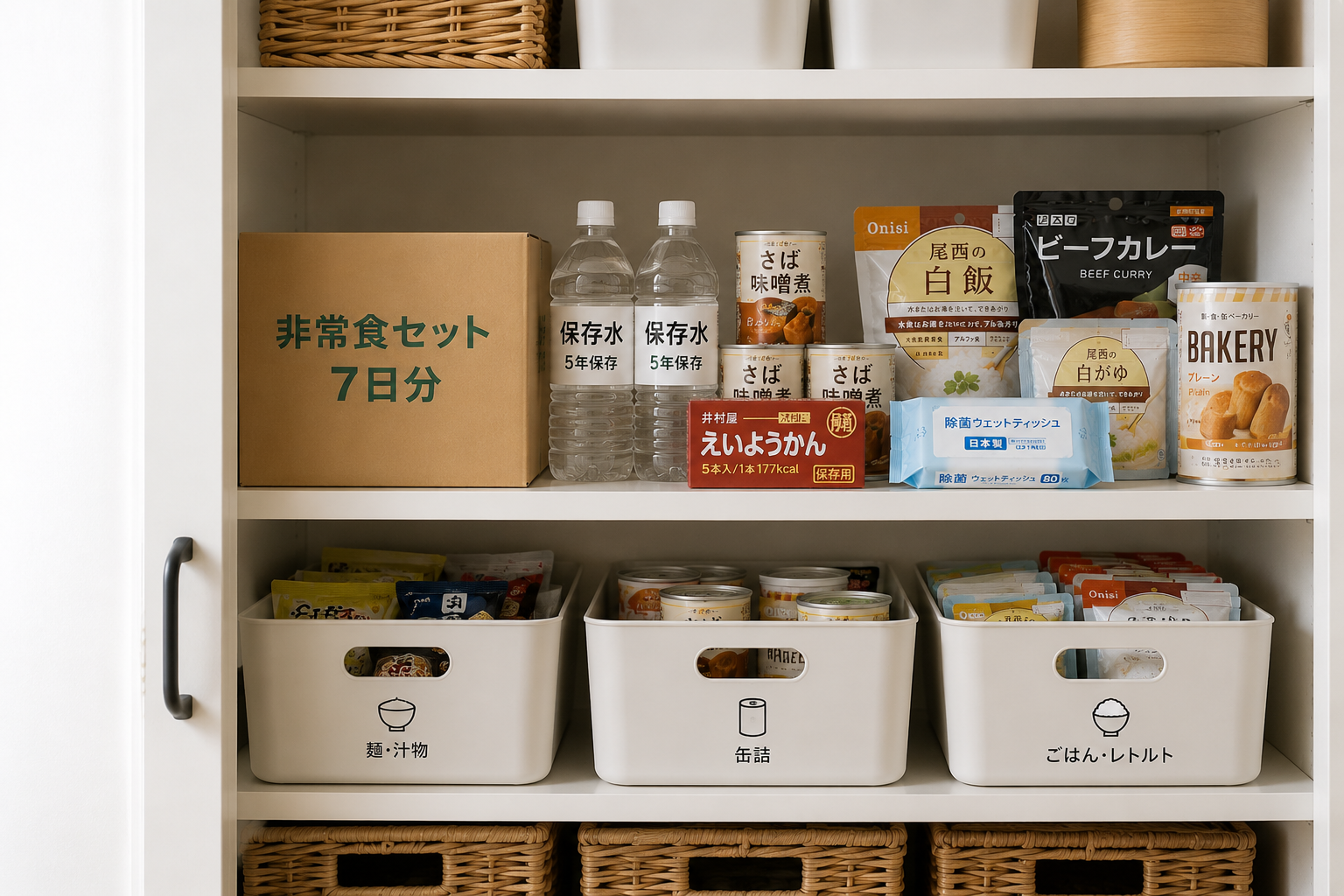 ローリングストックの備蓄イメージ