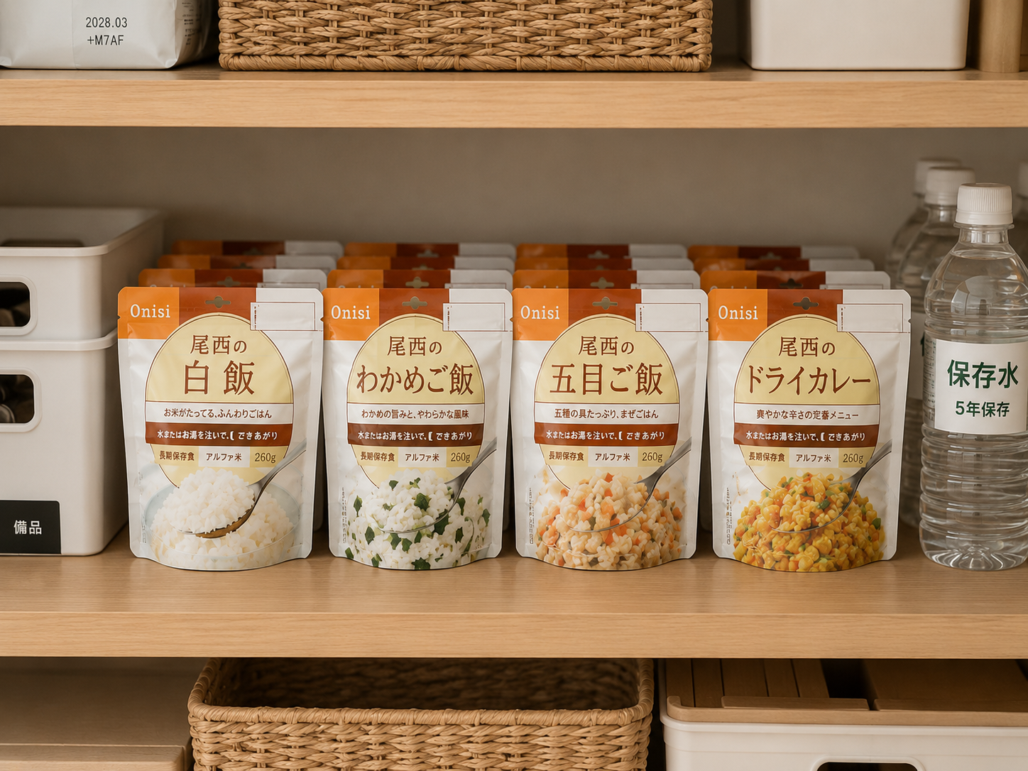 ローリングストックの備蓄イメージ
