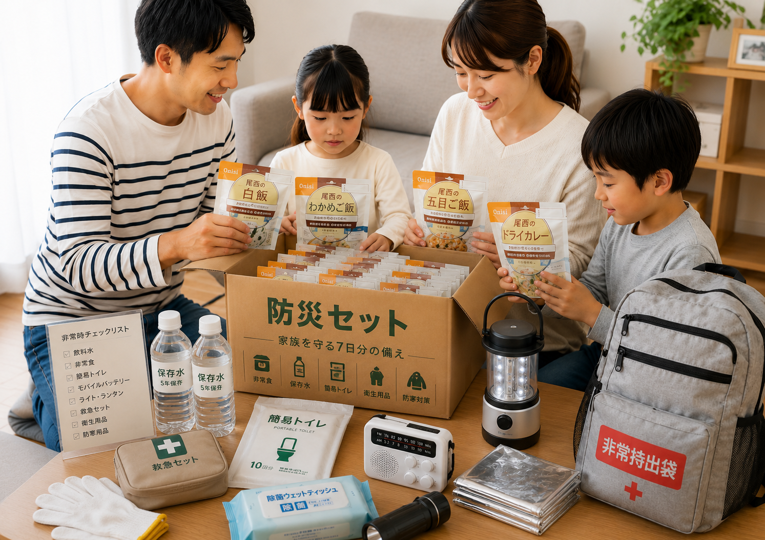 ローリングストックの備蓄イメージ