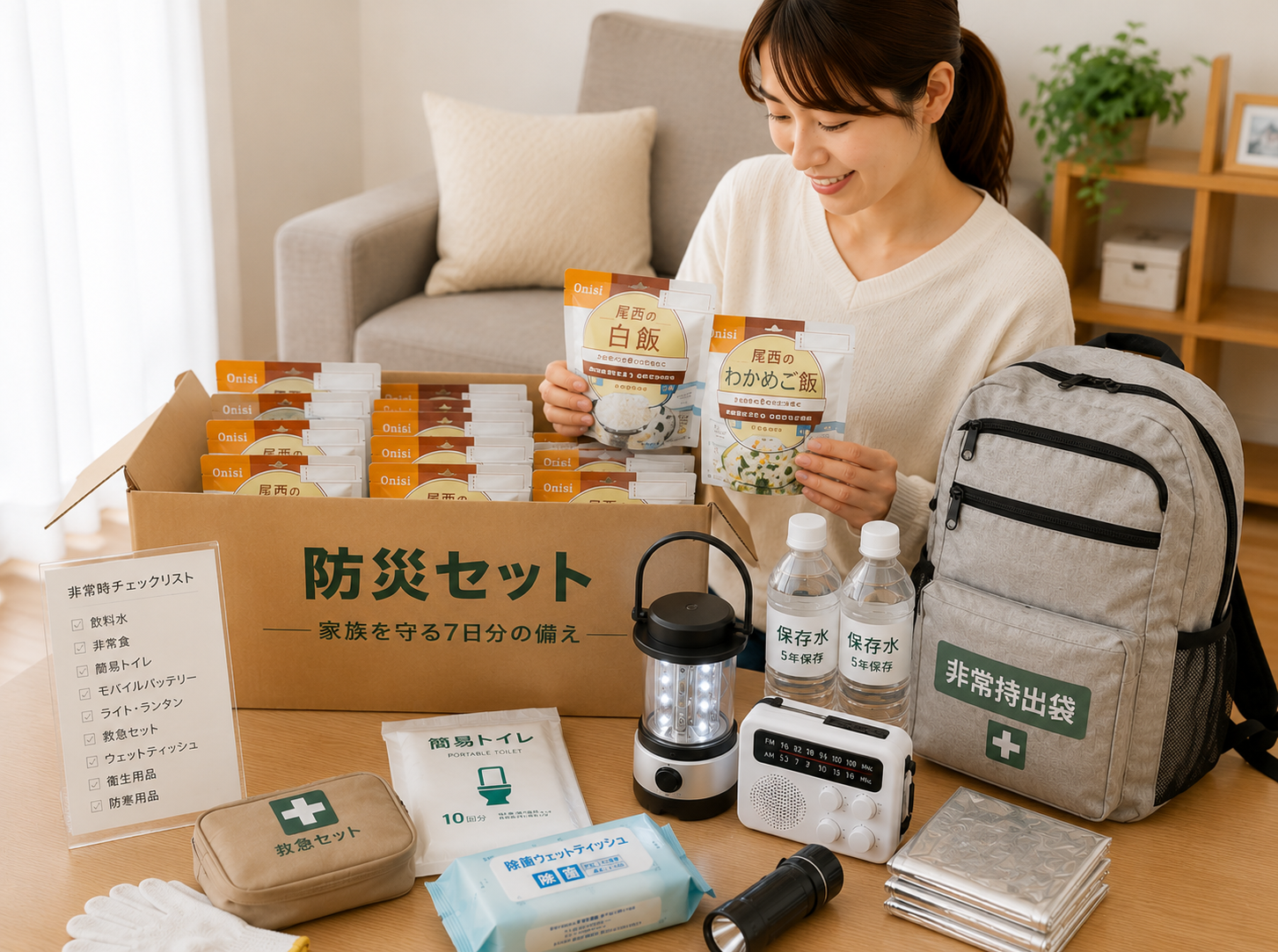 ローリングストックの備蓄イメージ