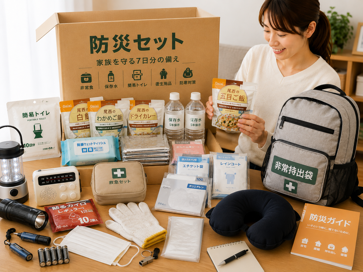 ローリングストックの備蓄イメージ