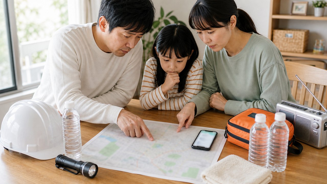 ブロック塀の安全点検と地震対策のイメージ