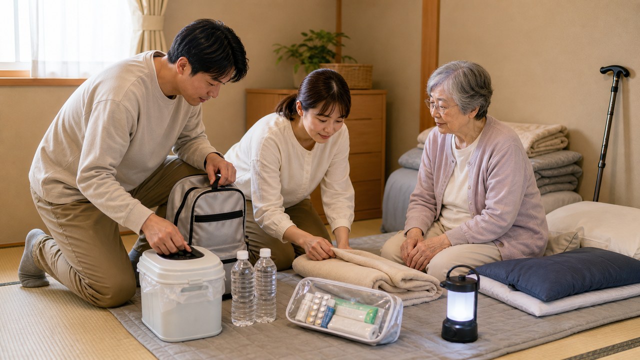 災害時要支援者の避難支援と備えのイメージ