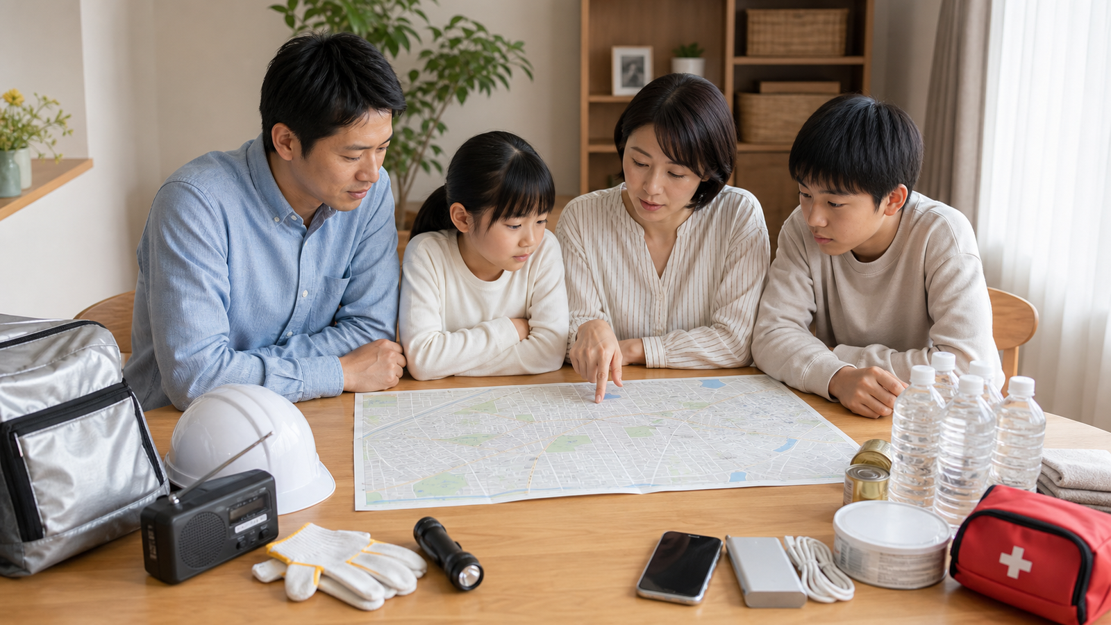 地区内残留地区なら避難しなくてよいのかを確認する防災行動のイメージ