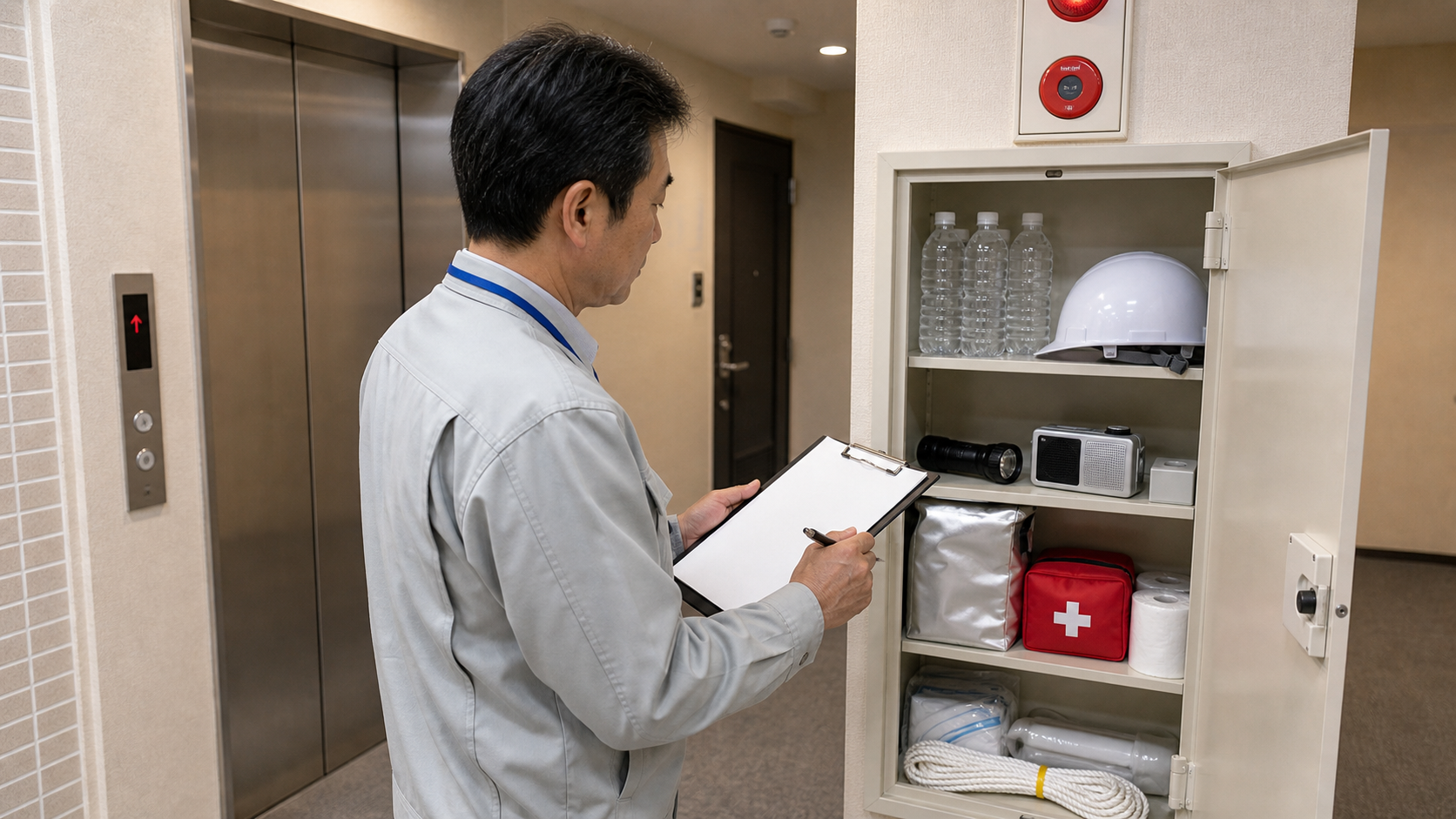 エレベーター閉じ込めはなぜ起こるのかに関するエレベーター防災のイメージ