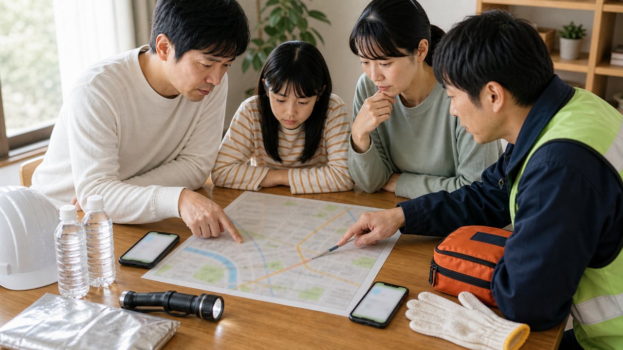 緊急輸送道路と災害時の道路確保のイメージ