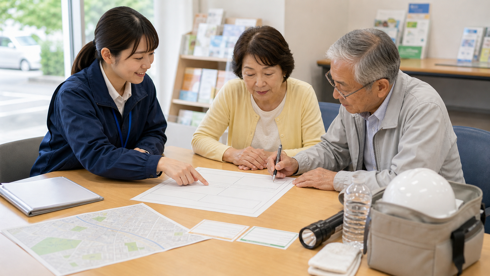 個別避難計画とはを確認する個別避難計画作成のイメージ