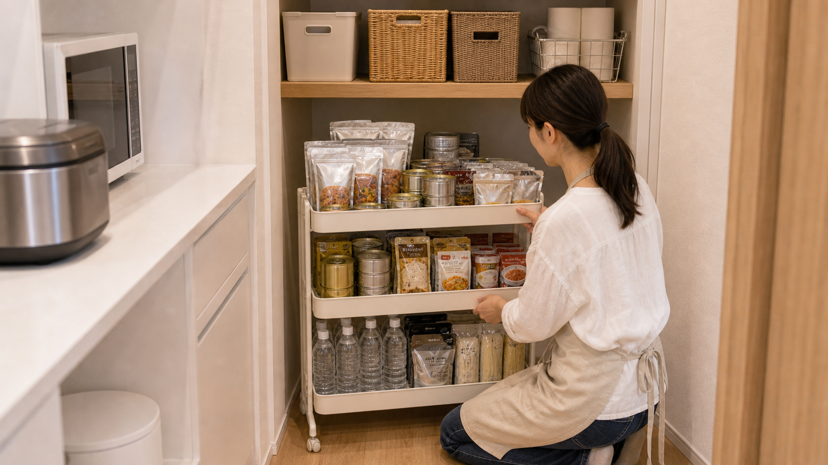 乳幼児の防災グッズは大人と何が違うかに関する乳幼児防災グッズのイメージ