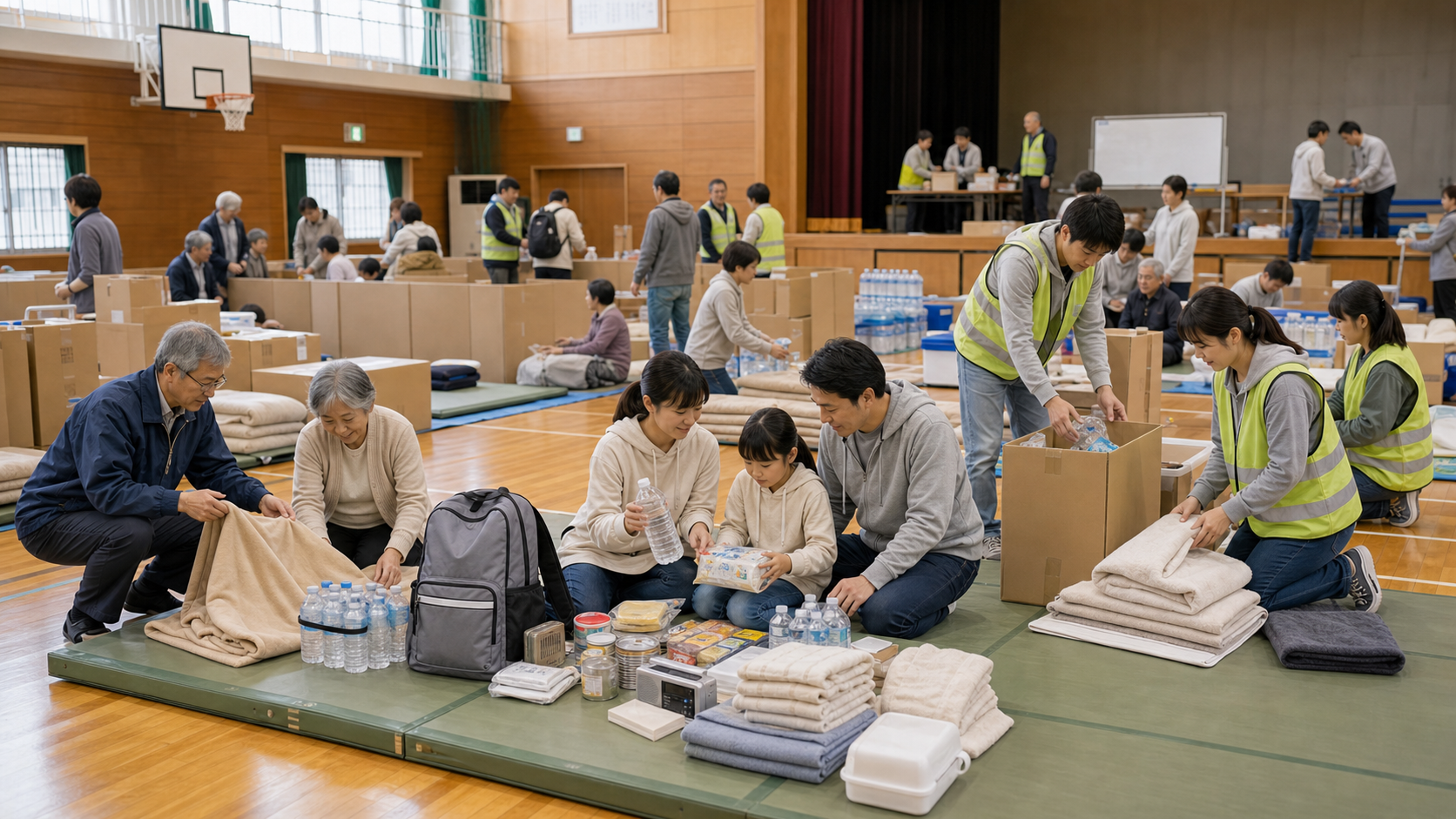 活断層と内陸型地震の関係に関する内陸型地震への備えのイメージ