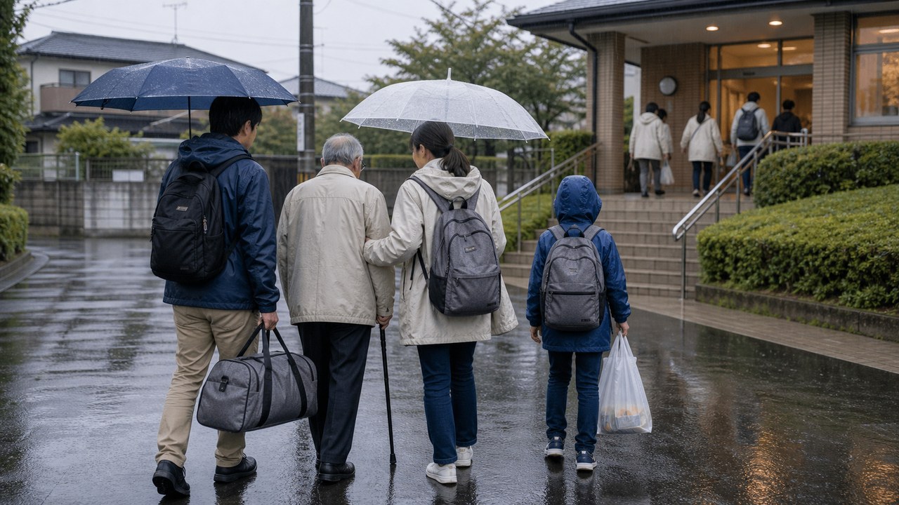 線状降水帯への備えと避難判断のイメージ