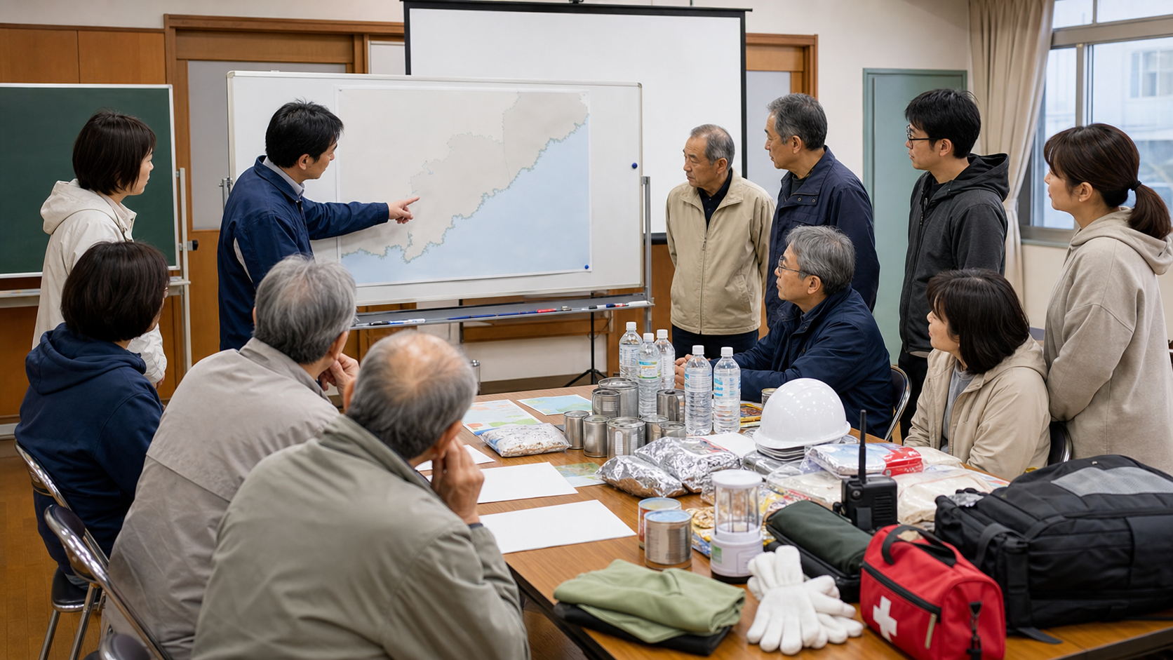 被害想定で見るべきポイントに関する南海トラフ地震への備えのイメージ