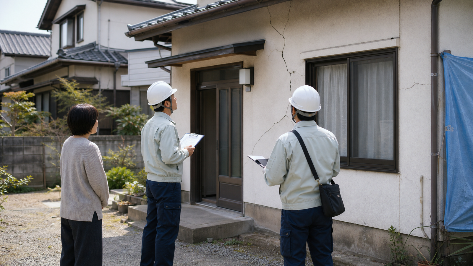 罹災証明書と被災証明書の違いを資料で確認するイメージ