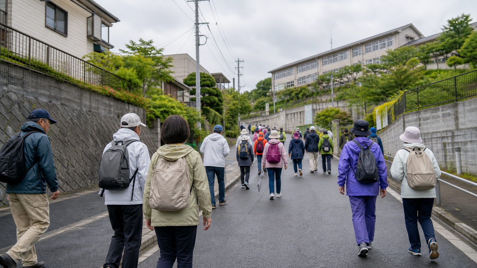 立ち退き避難との違いに関する垂直避難のイメージ
